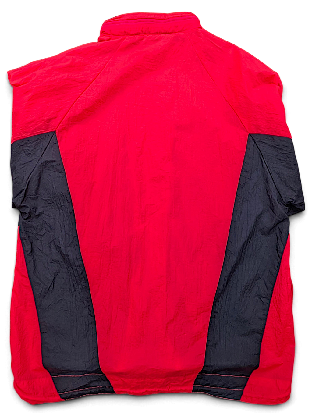 Exclusiv Red Colourblock Windbreaker – L; back view (image 2 of 3).