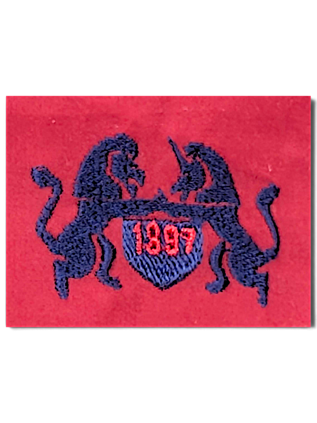 Tourney 1897 Red Gore-Tex Golf Pullover – M; detail view showing fabric, construction, label or condition (image 3 of 5).