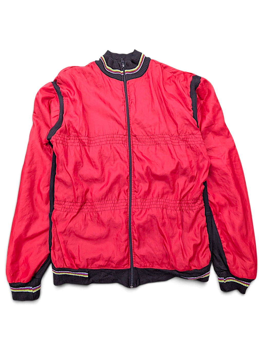 Vintage Lada Noisy-Le-Sec Red Racing Jacket – Estimated M; front view (image 1 of 4).