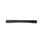 JAKE & IPI Street One purple suede leather belt with a silver-toned metal buckle on a black background.