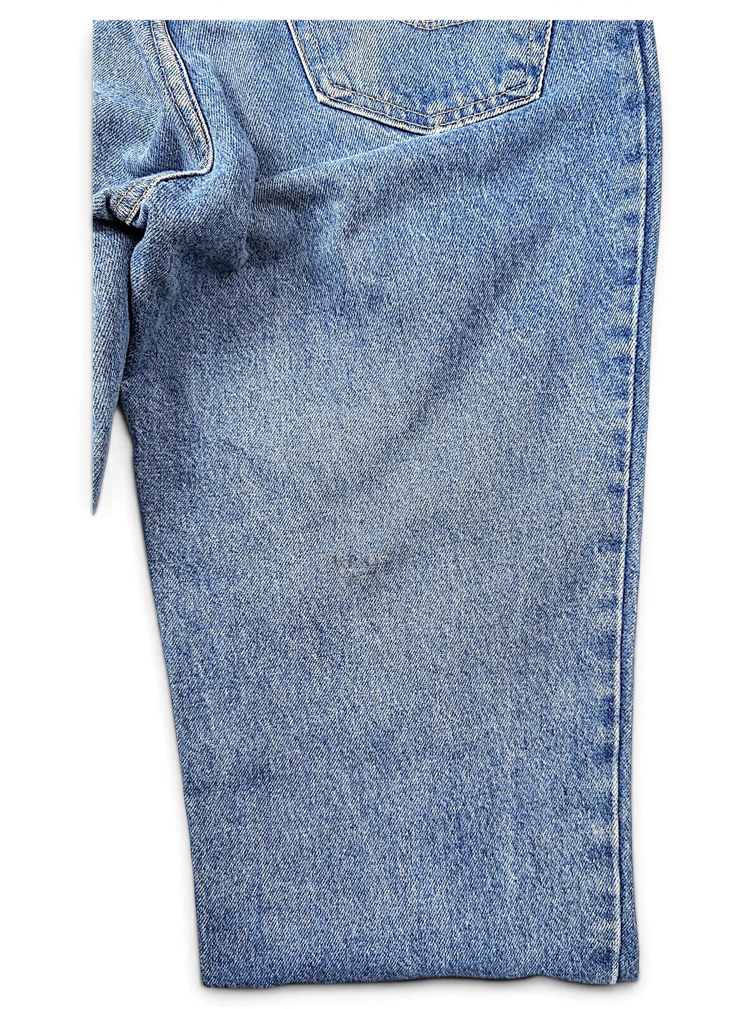 JAKE & IPI Rancher jeans in medium wash blue denim with a classic straight leg fit and back pocket detail.