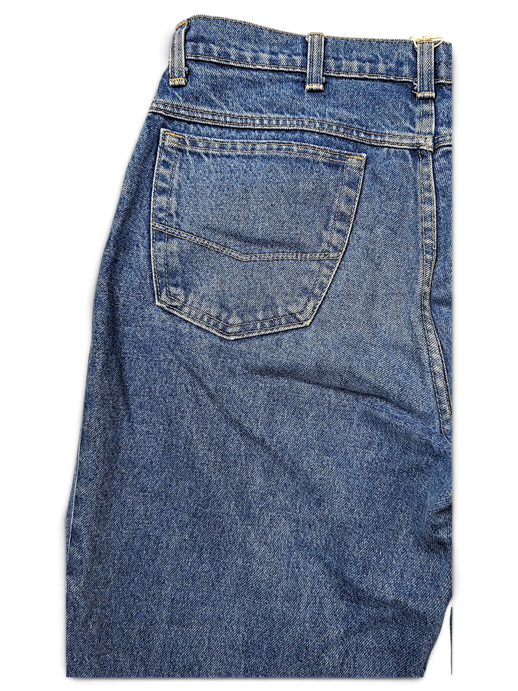JAKE & IPI Rancher jeans in classic blue denim with a back pocket and belt loops
