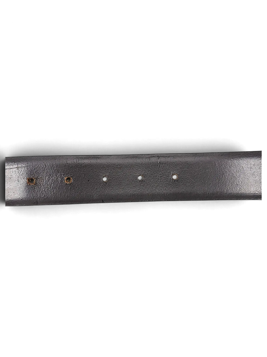 JAKE & IPI reversible belt featuring a smooth black side and a textured purple side with metal buckle holes.