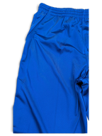 JAKE & IPI pre-owned Rucanor royal blue track pants with an elastic waistband and retro sportswear design.