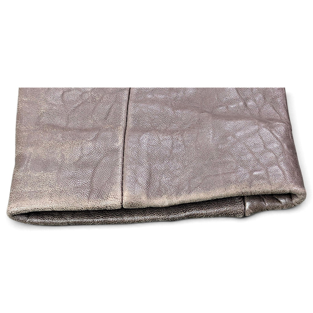 Lobi Lobi Brown Genuine Leather Car Coat – M – front pocket.