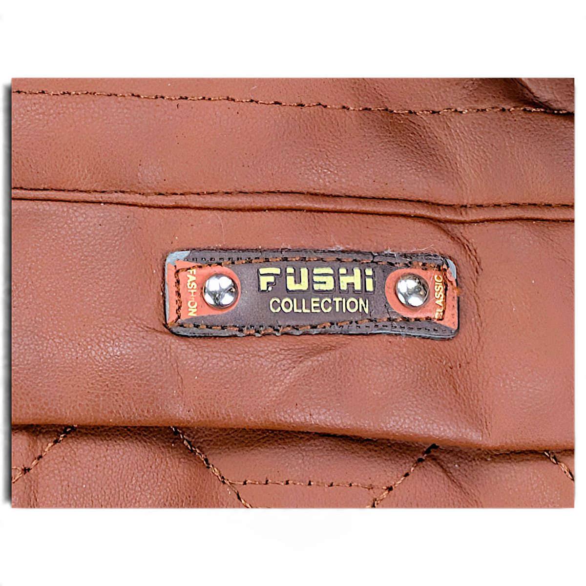 Bo Shi Wang Brown Faux Leather Kids' Belted Coat – XL / 18 – Fushi Collection badge.