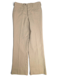 JAKE & IPI Sedici Anni beige wool-blend tailored trousers with a straight leg and textured finish.