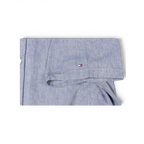 JAKE & IPI Tommy Hilfiger sininen lyhythihainen kauluspaita, hihassa pieni brodeerattu lippulogo