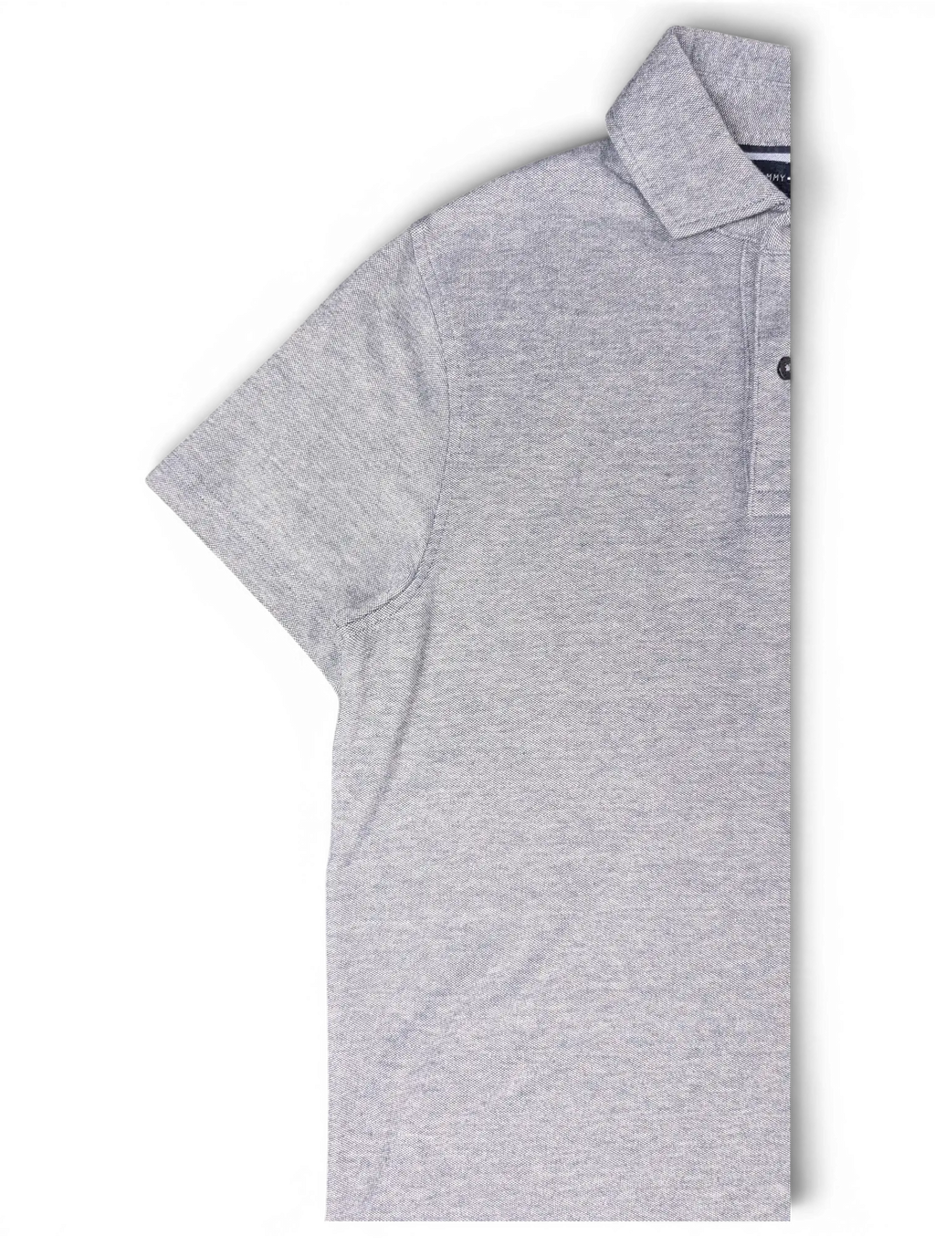 JAKE & IPI pre-owned Tommy Hilfiger grey short-sleeve polo shirt with a two-button placket
