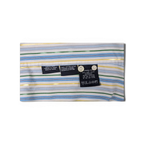 JAKE & IPI Tommy Hilfiger shirt interior labels showing 100% cotton material and care instructions on striped fabric