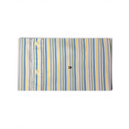 JAKE & IPI pre-owned Tommy Hilfiger short sleeve button-down shirt with vertical blue, green, and yellow stripes.