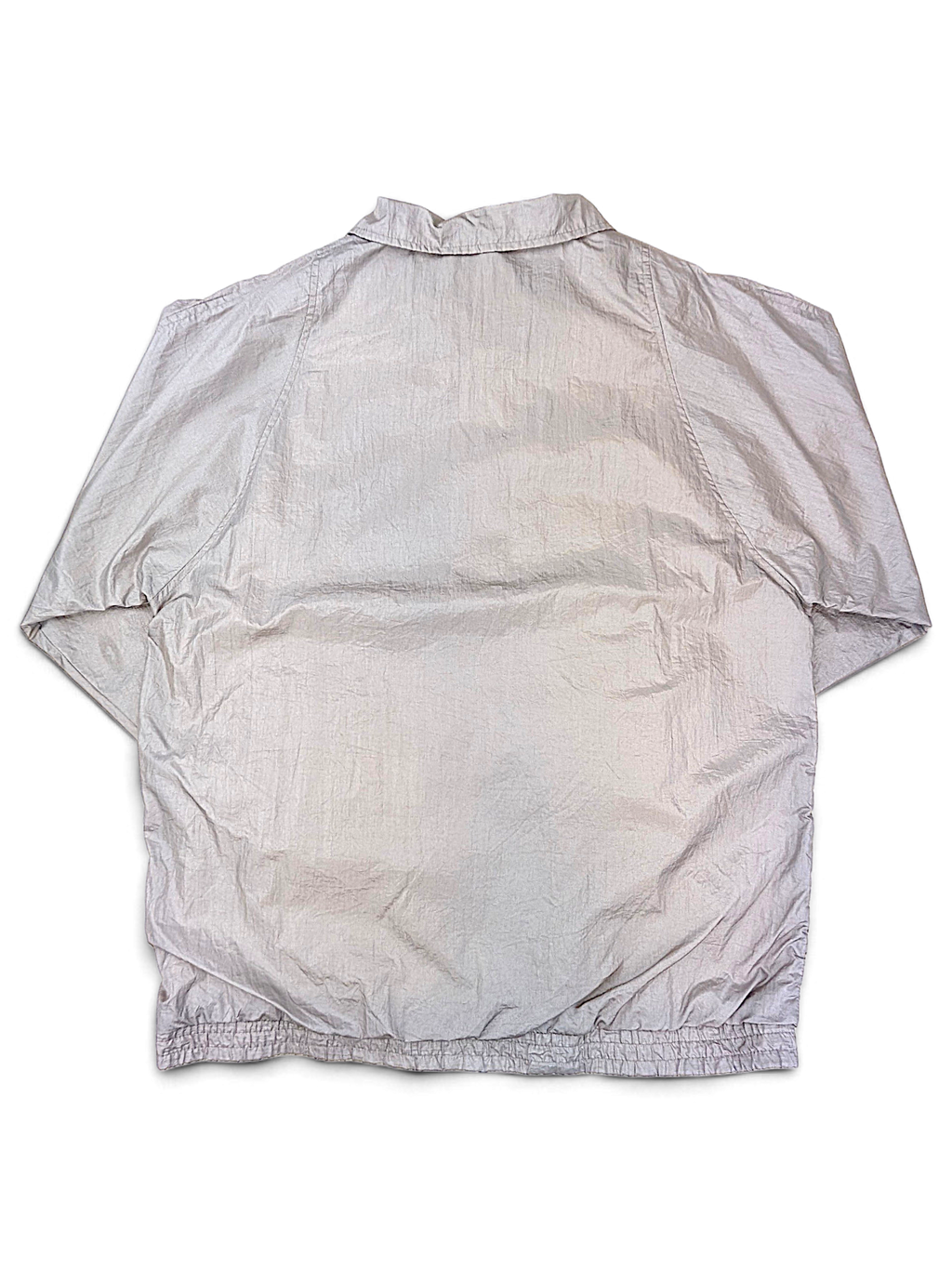 Tudor Court Pale Pink Snap Front Jacket; Back view of the pale pink jacket.
