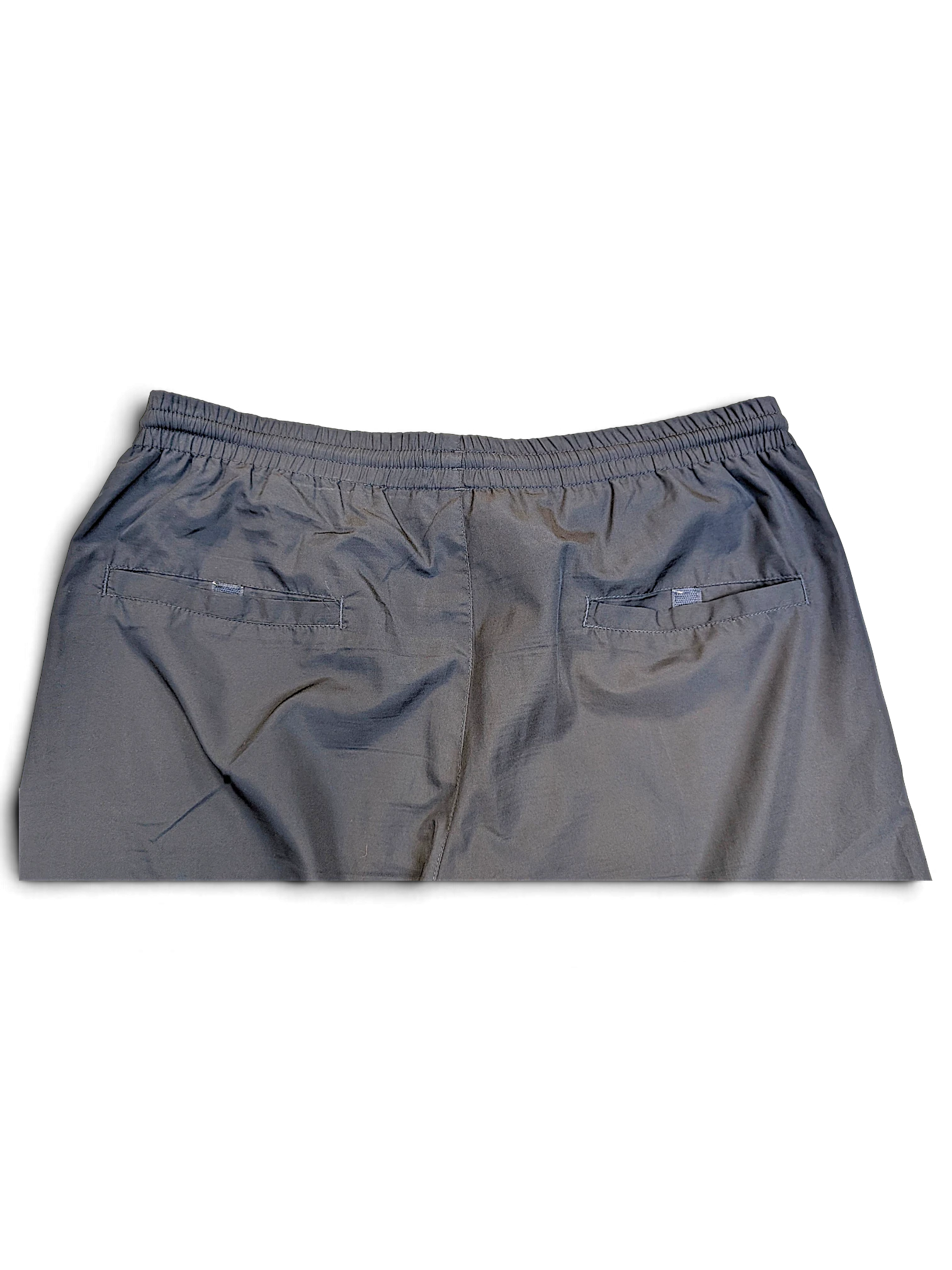 JAKE & IPI pre-owned Umbro navy track pants featuring an elasticated waistband and two back pockets.