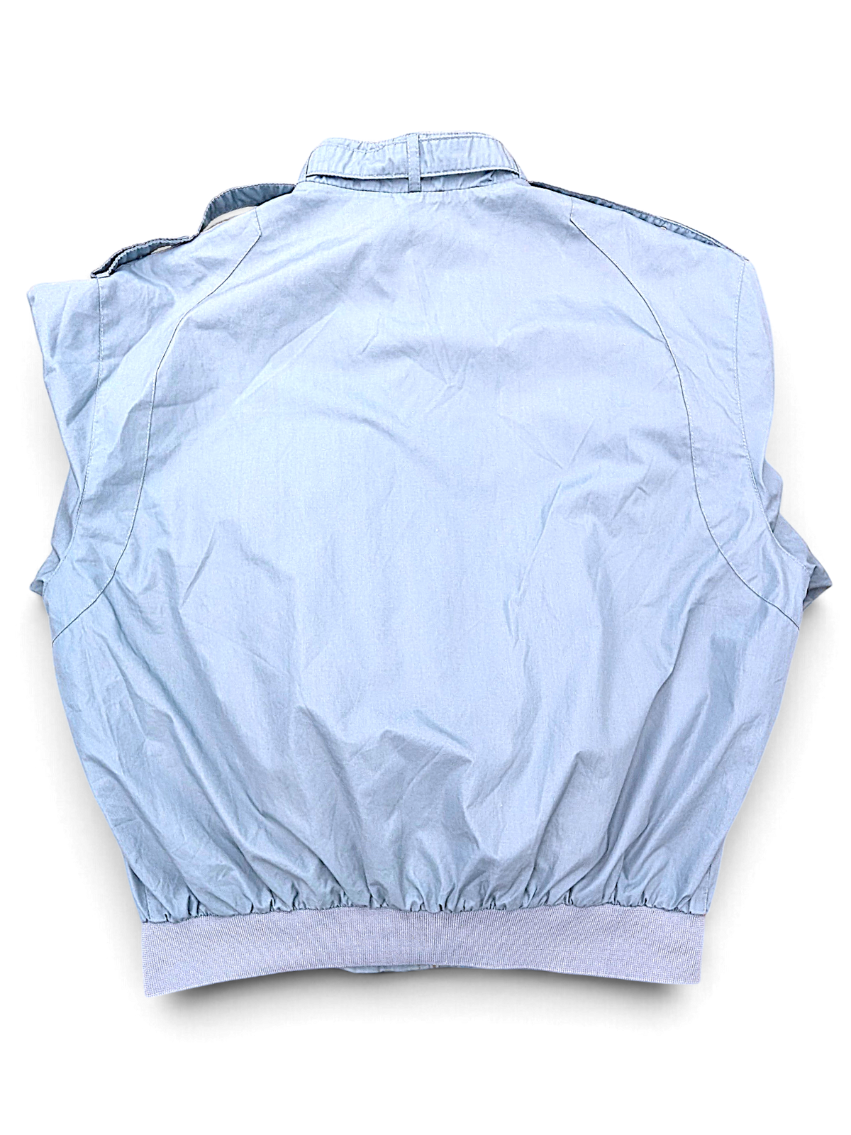 World Travel Club Light Blue Epaulette Jacket – L; back view (image 2 of 5).