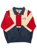 Logo Athletic 1998 Bowling's US Open Jacket; Front view with red, white and navy panels and event badge.