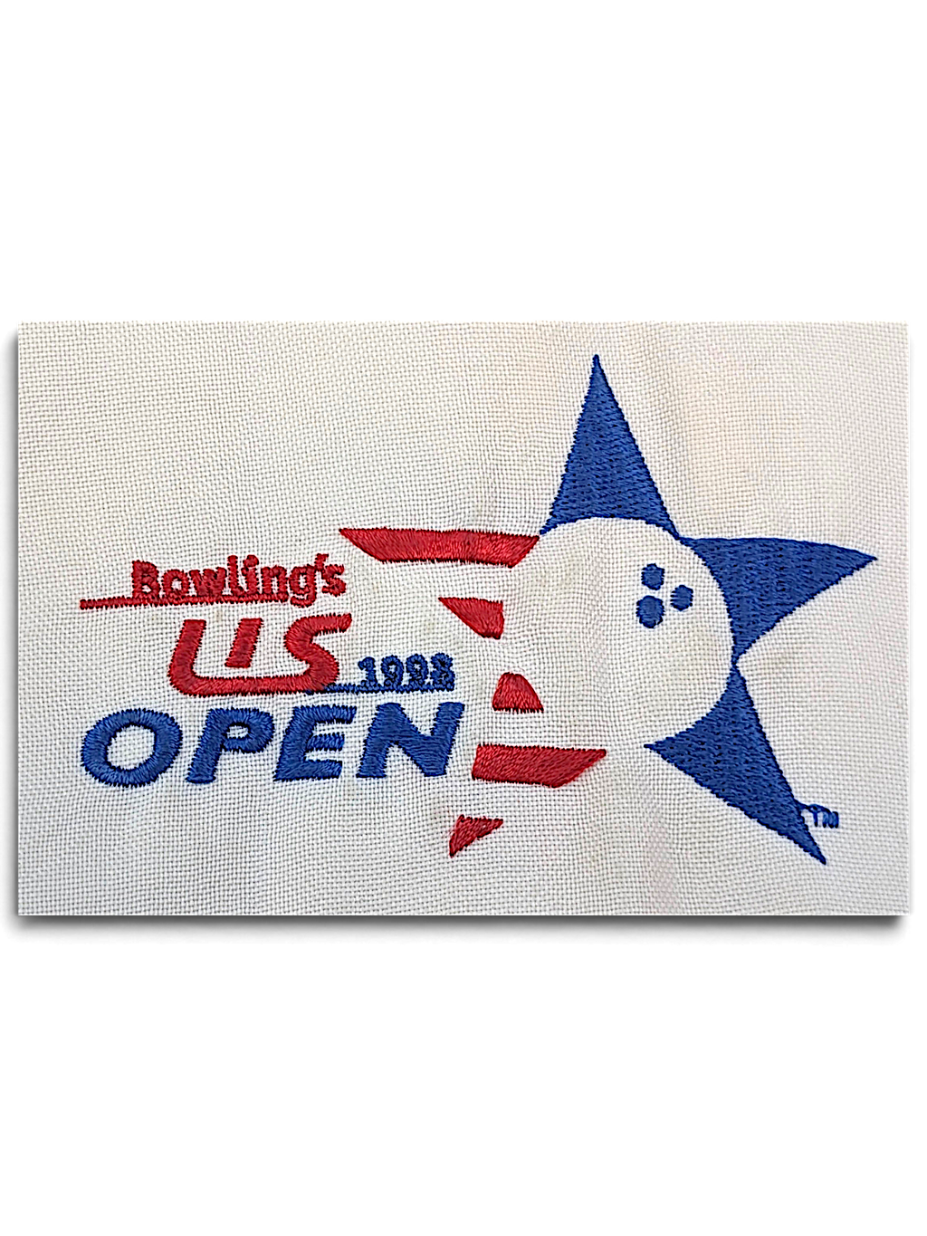 Logo Athletic 1998 Bowling's US Open Jacket; Bowling's US Open badge with the year 1998.