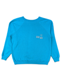 JAKE & IPI vintage blue crewneck sweatshirt featuring a white Stuttgart Germany college graphic on the chest.