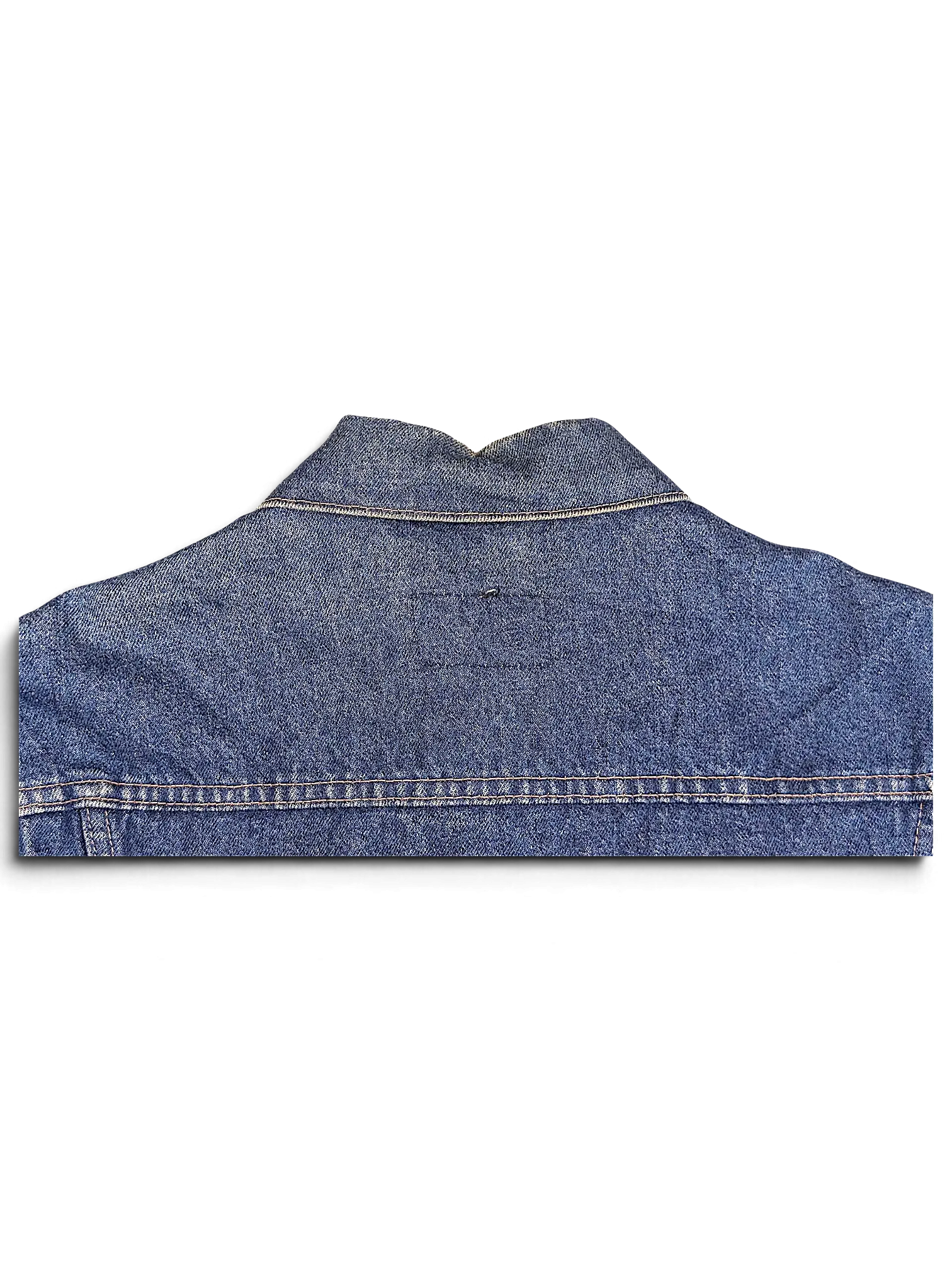 JAKE & IPI vintage Levi's 70s 80s blue denim jacket collar and back yoke detail