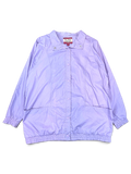 Tudor Court Lilac Snap Front Jacket; Front view with snap fastening and patch pockets.