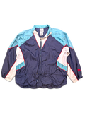 Wilson Navy Colourblock Windbreaker – XL; front view (image 1 of 7).