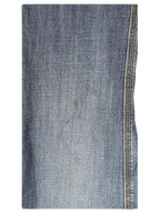 JAKE & IPI pre-owned Wrangler Aura mid blue bootcut jeans with visible light wear and stitching detail