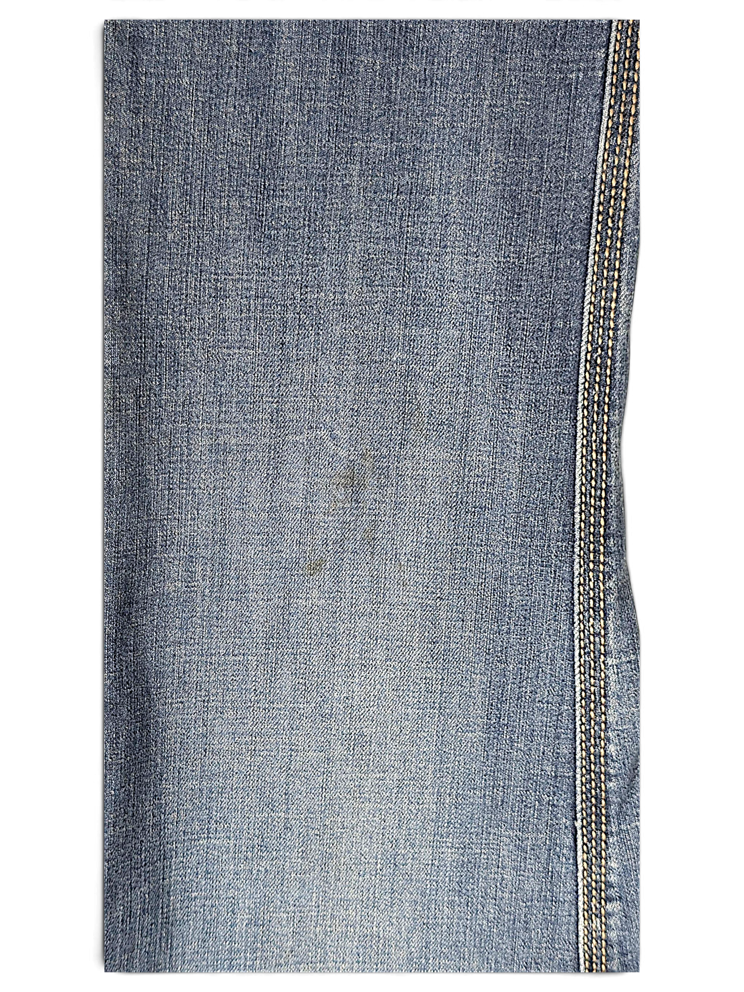 JAKE & IPI pre-owned Wrangler Aura mid blue bootcut jeans with visible light wear and stitching detail