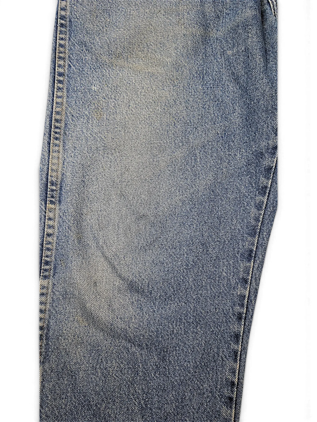JAKE & IPI Wrangler 96501DS vintage blue denim jeans with light wash and subtle fading