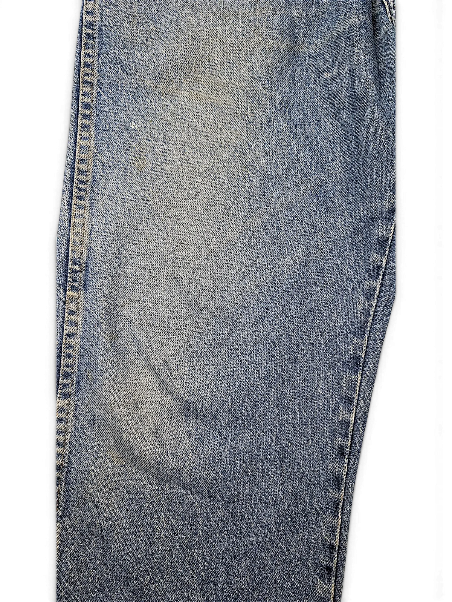 JAKE & IPI Wrangler 96501DS vintage blue denim jeans with light wash and subtle fading