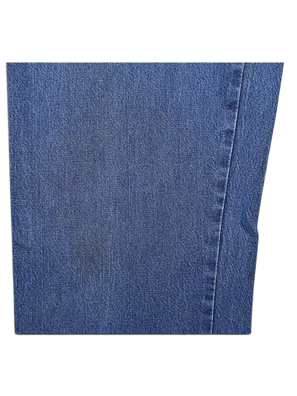 JAKE & IPI Wrangler 31MWZPW blue denim jeans fabric detail showing stitching and texture
