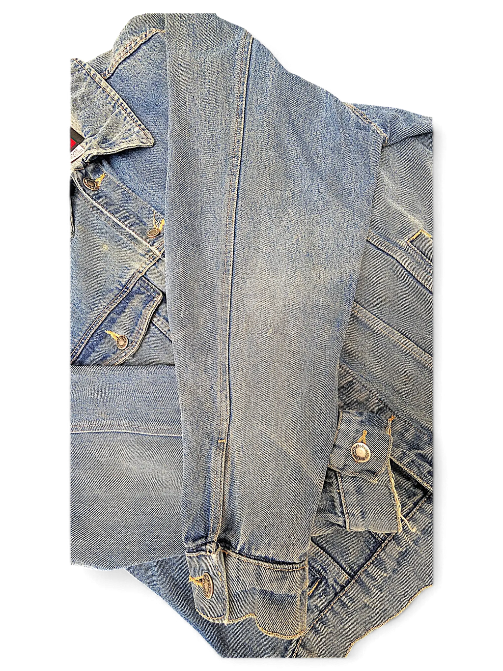 JAKE & IPI Wrangler Hero light blue denim jacket with classic collar and metal button detailing